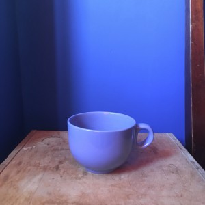 blue cup